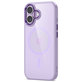 Pouzdro MagMat MagSafe pro iPhone 17, Lavender/Clear, Tech-Protect