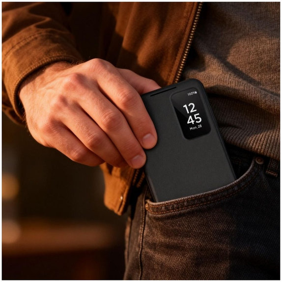 Pouzdro Smart Wallet pro Samsung S26 Ultra, Matte Black, Tech-Protect