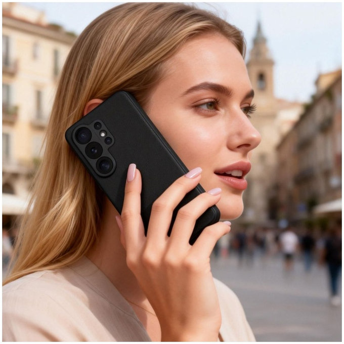 Pouzdro Smart Wallet pro Samsung S26 Ultra, Matte Black, Tech-Protect