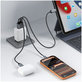 Síťová nabíječka NCA65W-GAN 3-PORT PD 65W / QC3.0, bílá, Tech-Protect