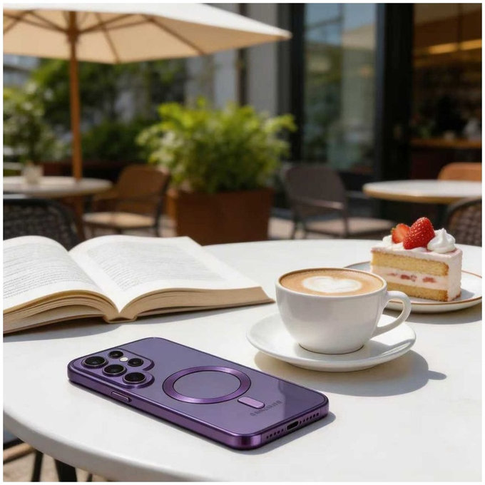 Pouzdro MagFlex MagSafe pro Samsung S26 Ultra, Cobalt Violet, Tech-Protect