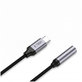 Adaptér Ultraboost USB-C To Mini Jack 3.5MM DAC, Iron Grey, Tech-Protect