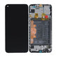 Huawei P Smart (2019), P Smart Plus (2019) - LCD Displej + Dotykové Sklo + Rám + Baterie (Midnight Black) - 02352JEY, 02352JFA Genuine Service Pack
