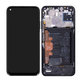 Huawei P40 lite - LCD Displej + Dotykové Sklo + Rám + Baterie (Midnight Black) - 02353KFU Genuine Service Pack