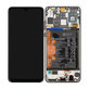 Huawei P30 Lite (2020) - LCD Displej + Dotykové Sklo + Rám + Baterie (Midnight Black) - 02353FPX, 02353DQU Genuine Service Pack