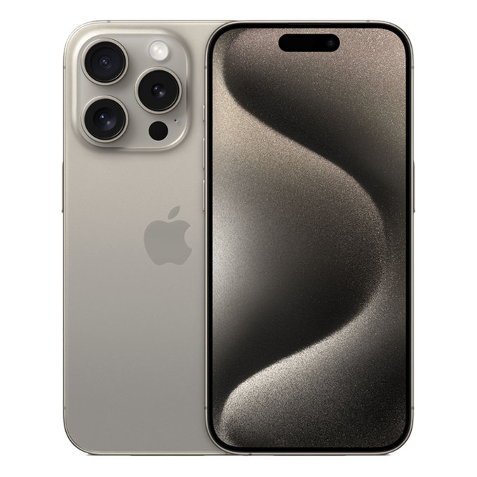 Apple iPhone 15 Pro Natural Titanium 128GB B Repasovaný