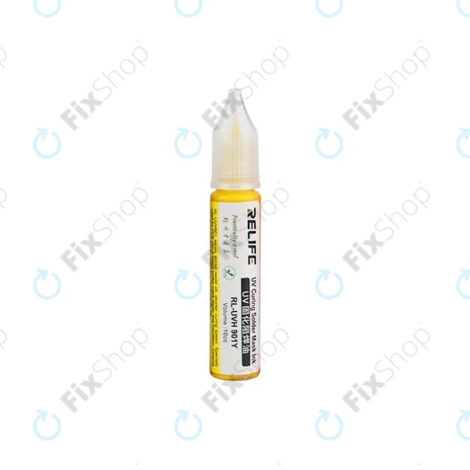 Relife RL-UVH901Y - UV Vytvrditelná Pájecí Maska - 10ml (Žlutá)