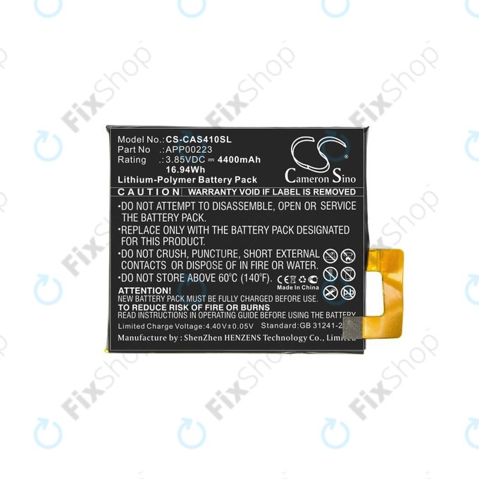 Baterie pro Caterpillar CAT S41, 4400mAh, Li-Pol, 3.85 V, APP00223, HQ
