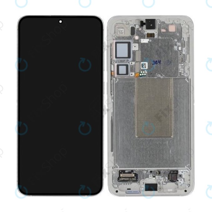 Samsung Galaxy S24 Plus S926B - LCD Displej + Dotykové Sklo + Rám (Marble Grey) OLED