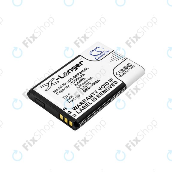 Baterie pro Doro 1370, 1372, 2404, 6040, 1200mAh, Li-ion, 3.7V, DBO-1000A, HQ