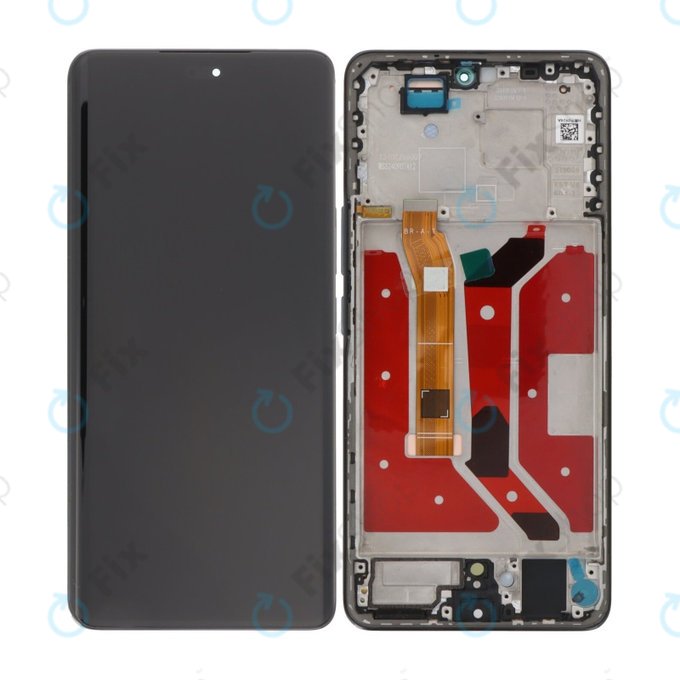 Honor Magic7 Lite - LCD Displej + Dotykové Sklo + Rám (Black) TFT