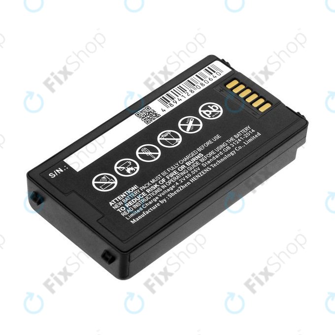 Baterie pro Symbol, Zebra MC3100, MC3190, 2500mAh, Li-Pol, 3.7V, BTRY-MC31KAB02, HQ