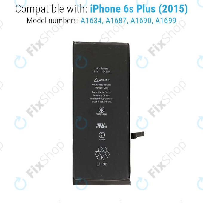 Baterie pro iPhone 6S Plus, 2750mAh, Service Pack