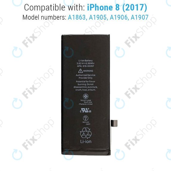 Baterie pro iPhone 8, 1821mAh, FixPremium