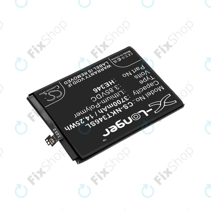 Baterie pro Nokia 7 Plus, 3700mAh, Li-Pol, 3.85 V, HE346, HQ