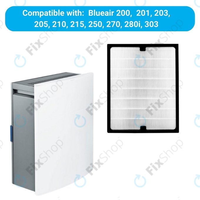 Blueair 200-series, 300-series - HEPA filtr (Aktivní uhlí)