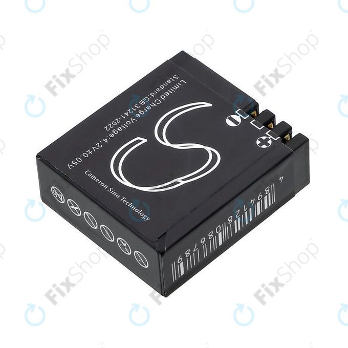 Baterie pro SJCAM SJ4000, SJ5000, 900mAh, Li-Ion, 3.7V, SJ4000B, HQ