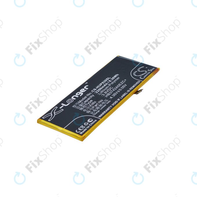 Baterie pro Huawei Y3 (2018), Huawei P8 Lite, 2200mAh, Li-Pol, 3.8 V, HB3742A0EZC+, HQ