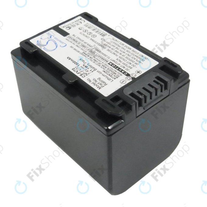 Baterie pro Sony DCR-DVD, HC, SR, HDR-CX, HC, PJ, XR, NEX-VG, 1500mAh, Li-Ion, 7.4V, NP-FV70, HQ