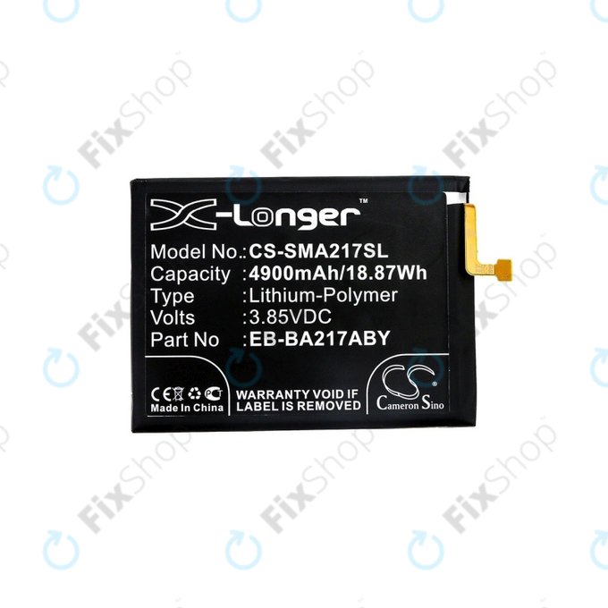 Baterie pro Samsung A04s, 4900mAh, Li-Pol, 3.85 V, EB-BA217ABY, HQ