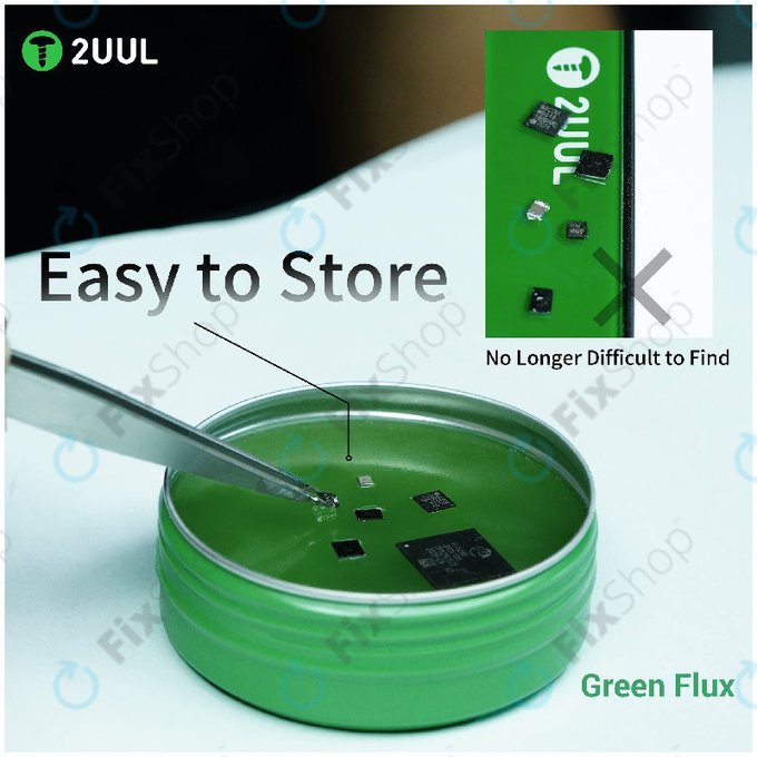 Pájecí tavidlo (Flux), zelené, 2UUL SC18