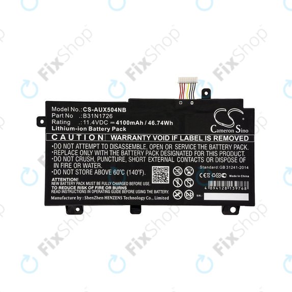 Baterie pro Asus TUF 504, 505, 554, 656, FX504, Tuf Gaming A15, 4100mAh, Li-Ion, 11.4V, B31N1726, HQ