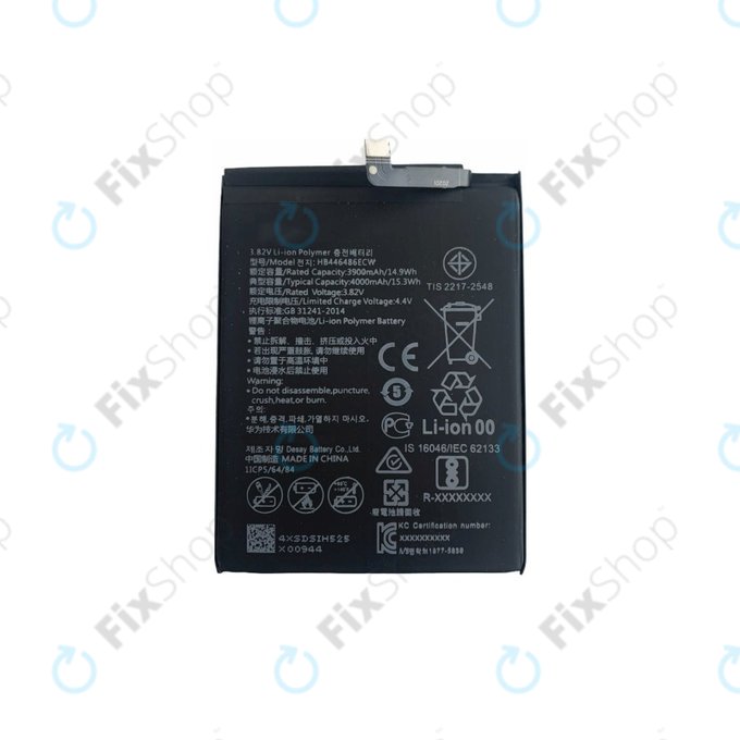 Huawei P Smart Z, Honor 9X, P20 Lite (2019) - Baterie HB446486ECW 4000mAh