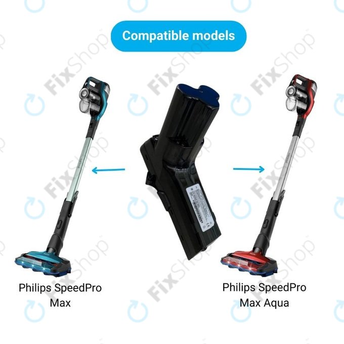 Philips SpeedPro Max, SpeedPro Max Aqua - Baterie 18650HE2 Li-Ion 25.2V 2400mAh