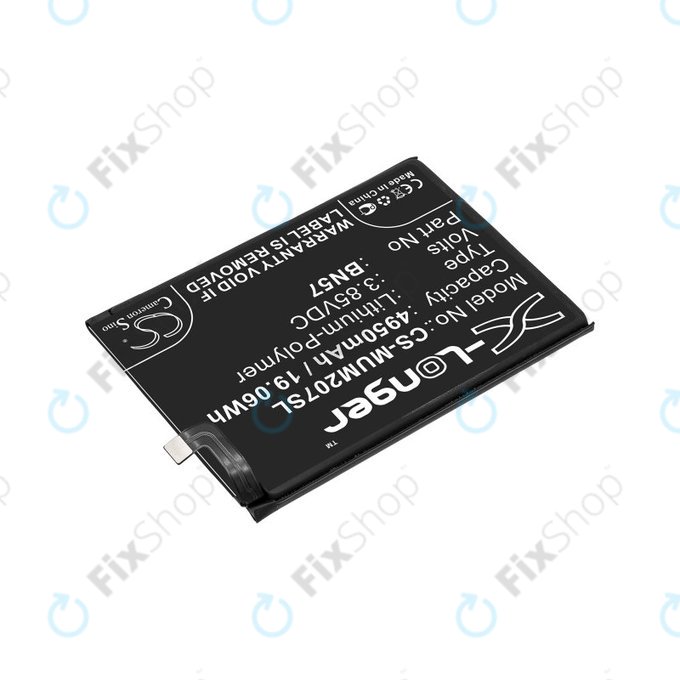 Baterie pro Xiaomi Poco X3 NFC M2107J20CG, 4950mAh, Li-Pol, 3.85 V, BN57, HQ