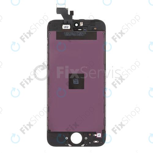 Displej pro iPhone 5, Black, Dotykové sklo s rámem