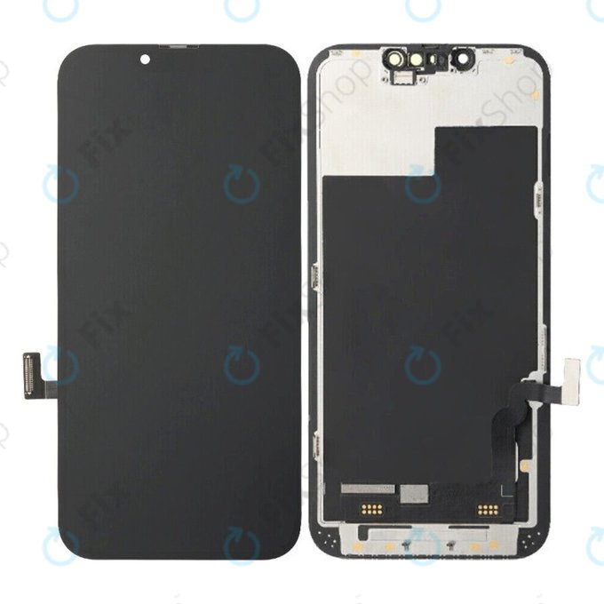 Displej Soft OLED pro iPhone 13, Dotykové sklo s rámem, DIAGNOSTIC