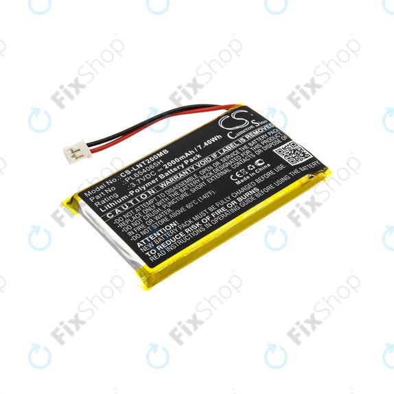 Baterie pro Luvion Prestige Touch 2, 2000mAh, Li-Pol, 3.7V, PL654065H, HQ