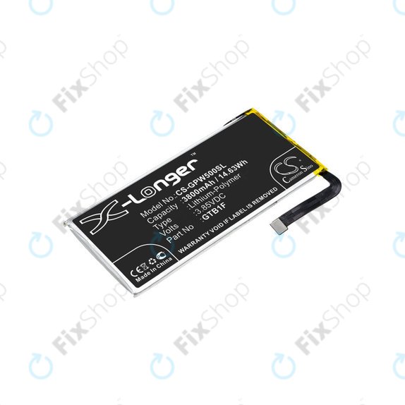 Baterie pro Google Pixel 5, 3800mAh, Li-Pol, 3.85 V, GTB1F, HQ