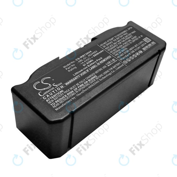 iRobot Roomba e-series, i-series - Baterie ABL-D1, 4624864, ABL-D2 Li-Ion 14.4V 6800mAh HQ