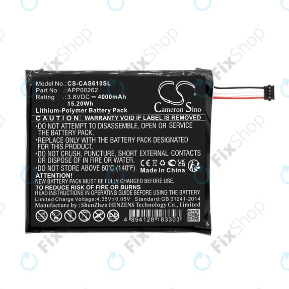 Baterie pro CAT S61, 4000mAh, Li-Pol, 3.8V, APP00262, HQ