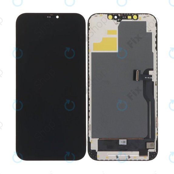 Displej Soft OLED pro iPhone 12 Pro Max, Dotykové sklo s rámem, DIAGNOSTIC