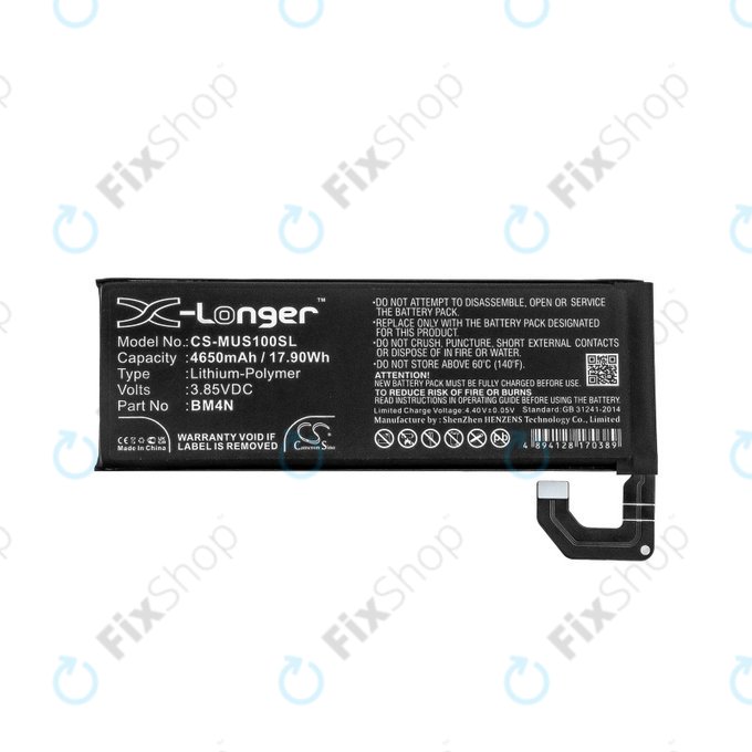 Baterie pro Xiaomi Mi 10 M2001J2G, 4650mAh, Li-Pol, 3.85 V, BM4N, HQ