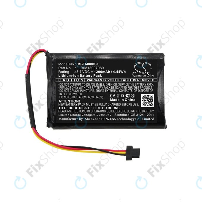 Baterie pro TomTom One XL Traffic, XL 30 Europe 31, 1200mAh, Li-ion, 3.7V, FLB0813007089, HQ