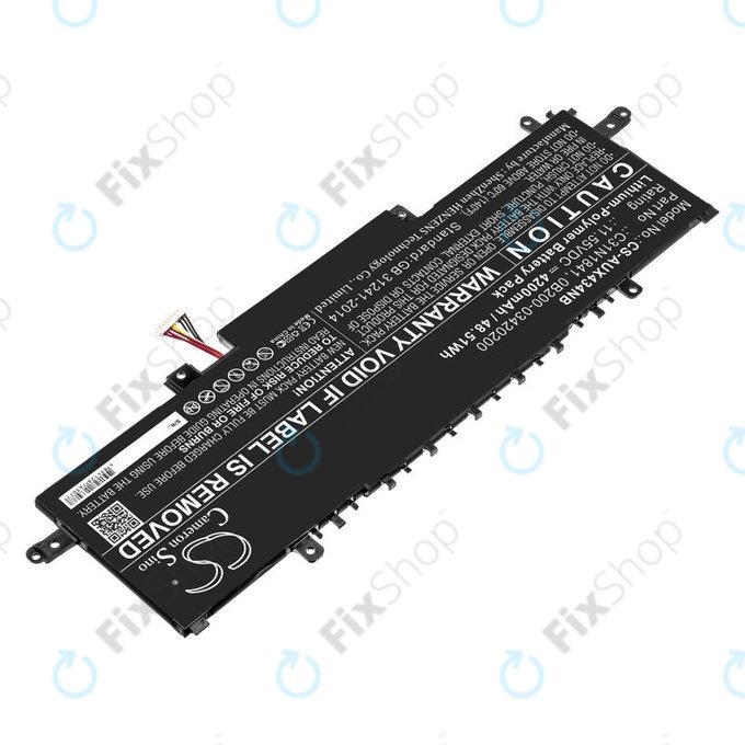 Baterie pro Asus ZenBook 14, Flip 14, 4200mAh, Li-Pol, 11.55V, C31N1841, HQ