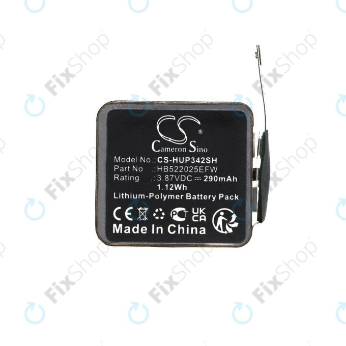 Baterie pro Huawei Watch GT3 42mm, Watch GT3 Pro 42mm, 290mAh, Li-Pol, 3.87V, HB522025EFW, HQ
