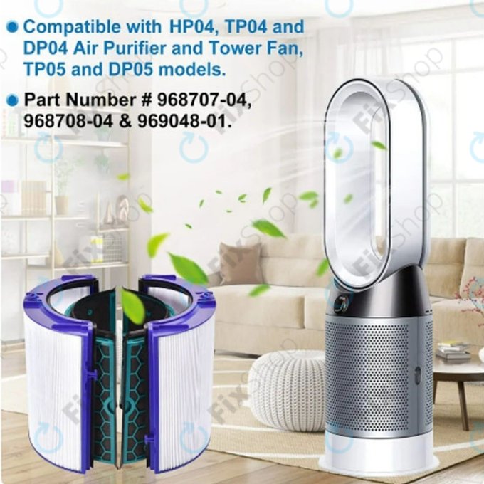 Dyson Pure Hot+Cool, Pure Cool - Sada filtrů (HEPA + Aktivní uhlí)