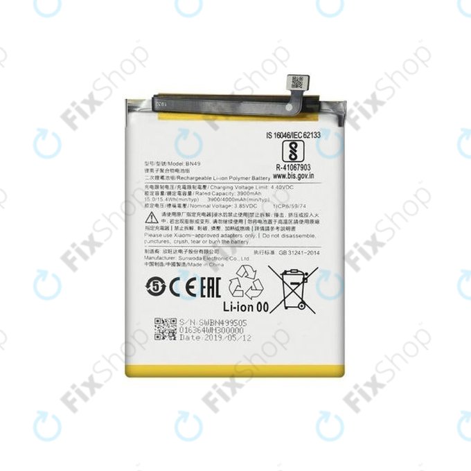Xiaomi Redmi 7A - Baterie BN49 4000mAh