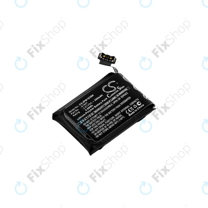 Baterie pro Apple Watch 3 38 mm, 260mAh, GPS Version, Li-Pol, 3.81 V, A1847, HQ