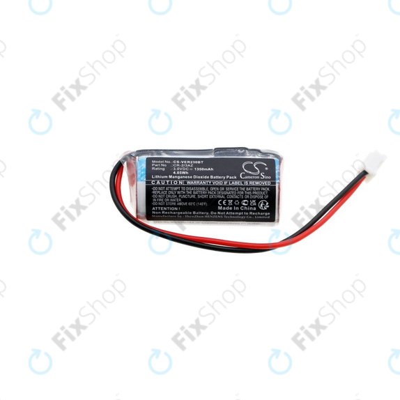 Baterie pro Verisure, 1350mAh, Li-MnO2, 3V, CR-2/3AZ, HQ