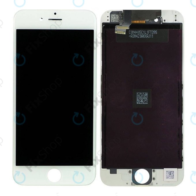 Displej pro iPhone 6, White, Dotykové sklo s rámem, Refurbished
