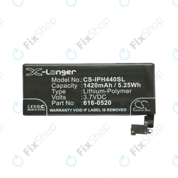 Apple iPhone 4 - Baterie 616-0520 1420mAh HQ