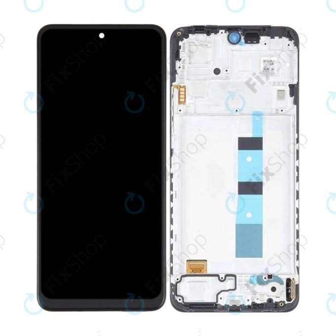 Xiaomi Redmi Note 12 - LCD Displej + Dotykové Sklo + Rám (Black) OLED