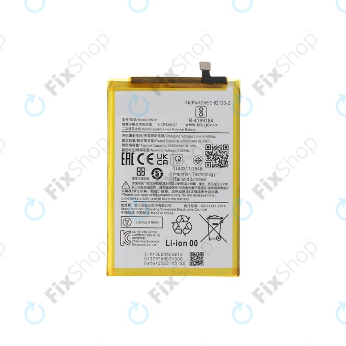 Xiaomi Redmi 12 23053RN02A 23053RN02Y 23053RN02I - Baterie 5000mAh