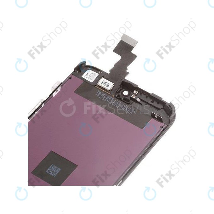 Displej pro iPhone 5C, Black, Dotykové sklo s rámem