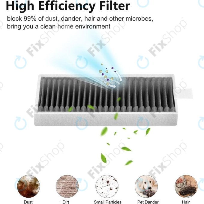 Ecovacs X11, X11 Omni, X11 Pro, X11 Pro Omni - Prachový filtr